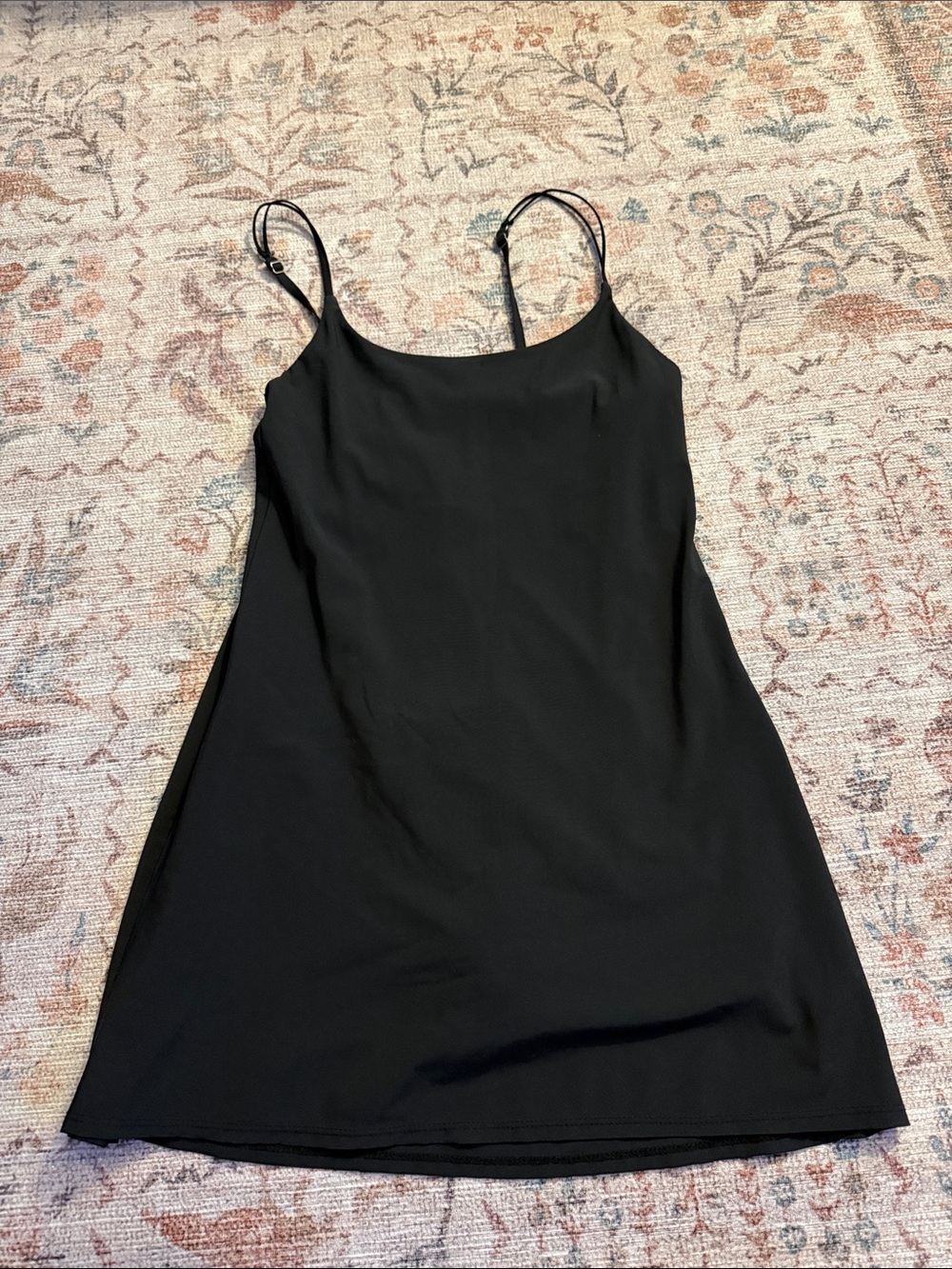 Abercrombie & Fitch Black Exercise Dress with Spaghetti Straps